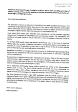 Written Contribution by the Open Dialog Foundation