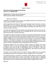 Written Statement by Albania