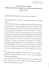 Written Statement by Hungary