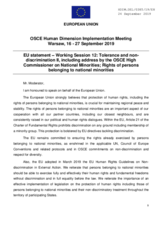 Written Statement by the European Union