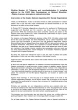 Written Contribution by the Catalan National Assembly (ANC)