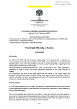 Written Contribution by Constantinopolitan Society