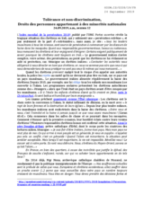 Written Contribution by the Salut et Misericorde