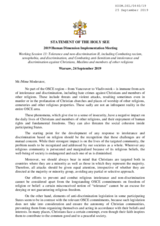 Written Statement by the Holy See