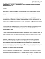 Written Statement by Canada
