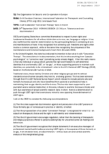 Written Contribution by Core Issues Trust