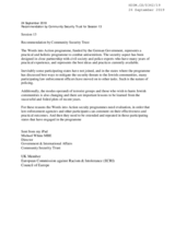 Recommendations by Community Security Trust