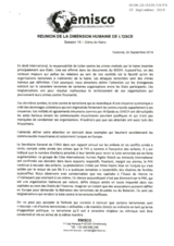 Written Contribution by Emisco - European Muslim Initiative for Social Cohesion