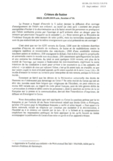 Written Contribution by Salut et Misericorde