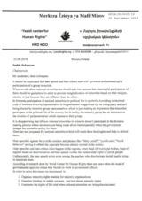 Written Contribution by Yezidi Center for Human Rights