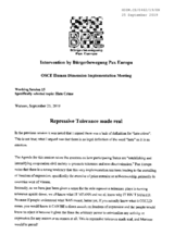 Written Contribution by B&uuml;rgerbewegung Pax Europa e.V.