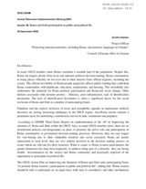 Introduction by Ms. Zola Kondur, Council of Europe in Ukraine