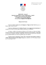 Right of Reply by France