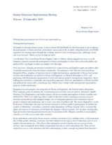 Written Contribution by the Qendra per te Drejtat e Gruas Rome (Roma Women Rights Center)