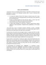 Written Contribution by Spain's National Congress