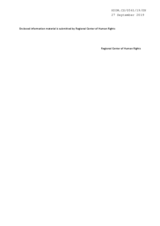 Information Material by the Regional Center of Human Rights