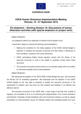 Written Statement by the European Union