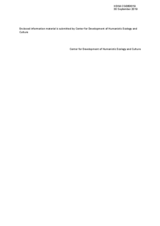 Information Material by Center for Development of Humanistic Ecology and Culture