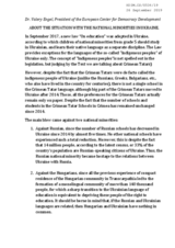 Written Contribution by European Center for Democracy Development