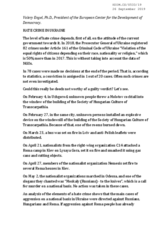 Written Contribution by European Center for Democracy Development