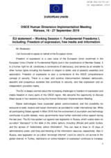 Written Statement by the European Union