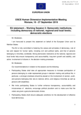 Written Statement by the European Union