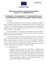 Written Statement by the European Union