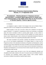 Written Statement by the European Union