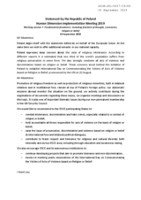 Written Statement by Poland