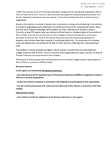 Written Contribution by the Human Rights Center "Memorial"