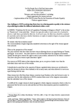 Written Contribution by Set My People Free