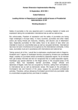 Written Statement by Azerbaijan