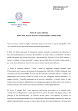 Right of Reply by Italy