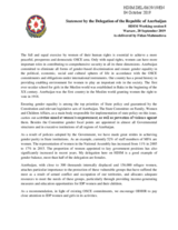 Written Statement by Azerbaijan