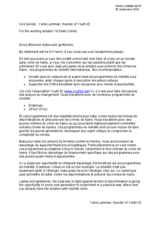 Written Contribution by Youth ID