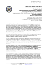 Written Statement by the United States of America