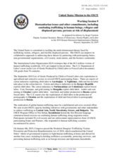 Written Statement by the United States of America