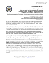 Written Statement by the United States of America