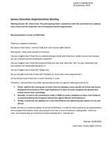 Written Contribution by Sara Tanan, Individual Consultant/expert