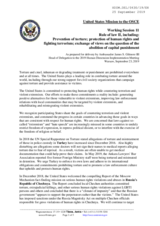 Written Statement by the United States of America