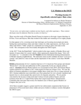 Written Statement by the United States of America