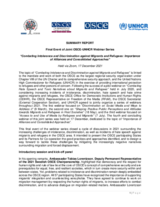 Summary Report: Final Event of Joint OSCE-UNHCR Webinar Series on Combating Intolerance and Discrimination against Migrants and Refugees 