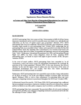 2023 Supplementary Human Dimension Meeting II: Annotated Agenda