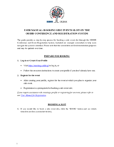 2025 Supplementary Human Dimension Meeting III: Side Event Booking Guide