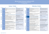 2025 Warsaw Human Dimension Conference: Side Events Schedule (At a glance)
