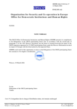 Report on developments in Georgia in respect of human rights and fundamental freedoms since Spring 2024