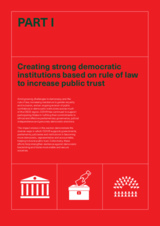 PART 1 - Creating strong democratic institutions based on rule of law to increase public trust