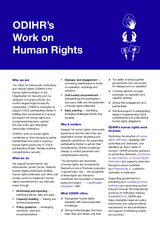 ODIHR's Work on Human Rights ODIHR's Work on Human Rights