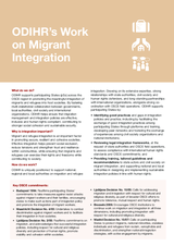ODIHR’s Work on Migrant Integration 