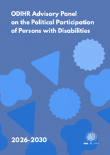 Advisory Panel on the Political Participation of Persons with Disabilities Advisory Panel on the Political Participation of Persons with Disabilities